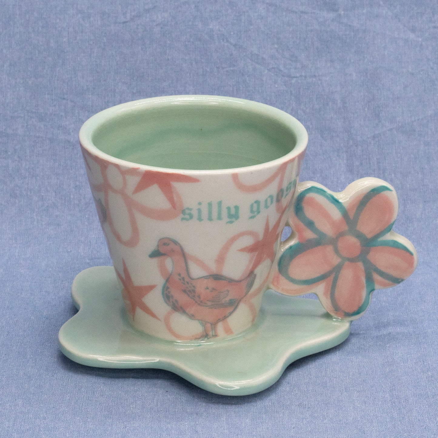 Silly Goose Daisy Pourover by City in Bloom Ceramics