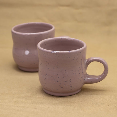 Purple Speckled Mug by Victoria Le