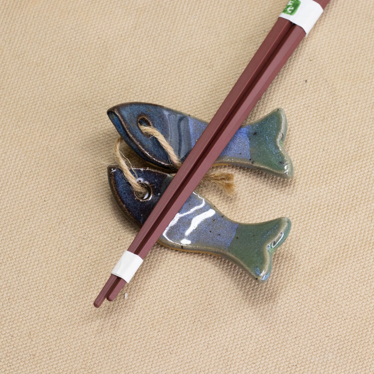 Chopstick Rest Set: Large Fish by Yuka Nakano
