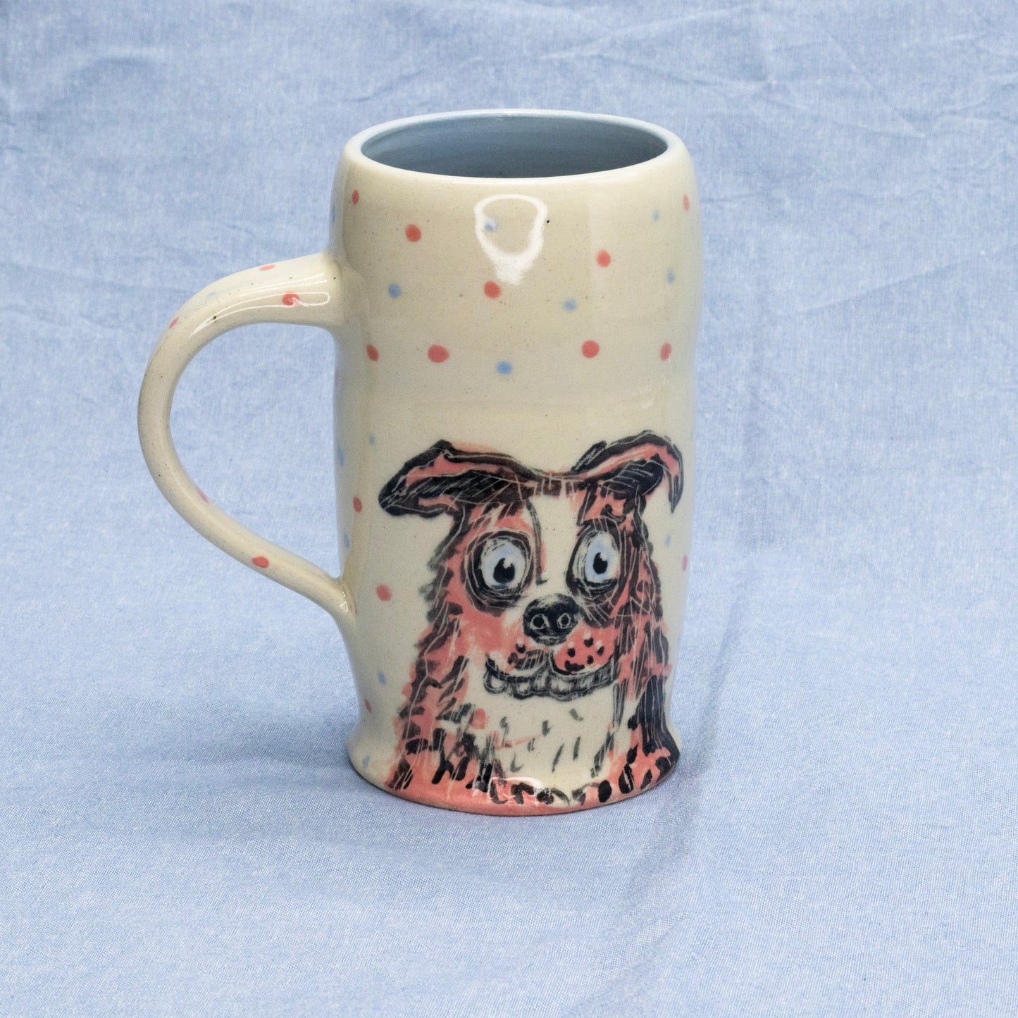 Lucky Polka Dog Cup by Frank Jacques