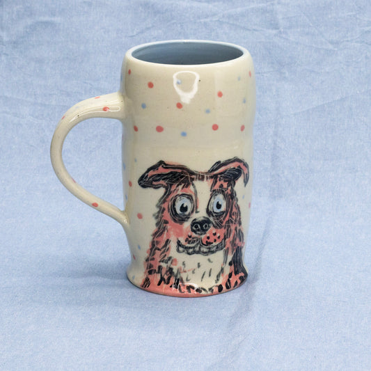 Lucky Polka Dog Cup by Frank Jacques
