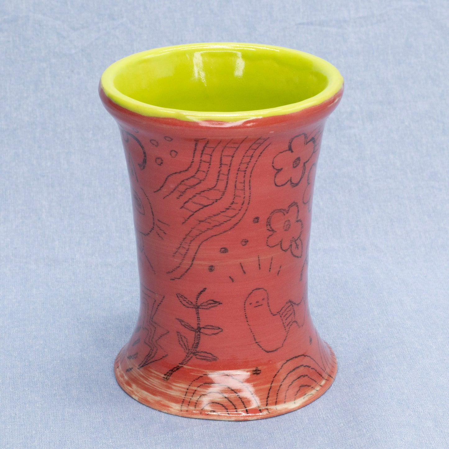 Doodle Mug #3 by Sardiniac Clay