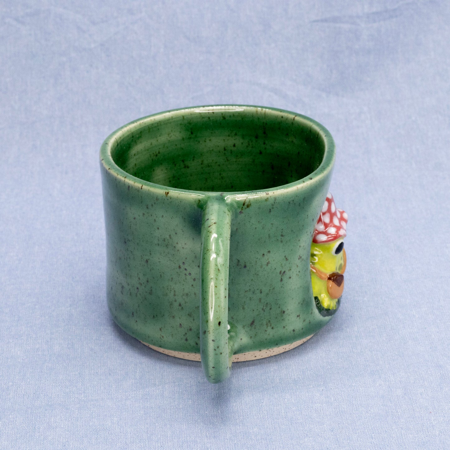 Foraging Frog Mug by Capy Clay Ceramics