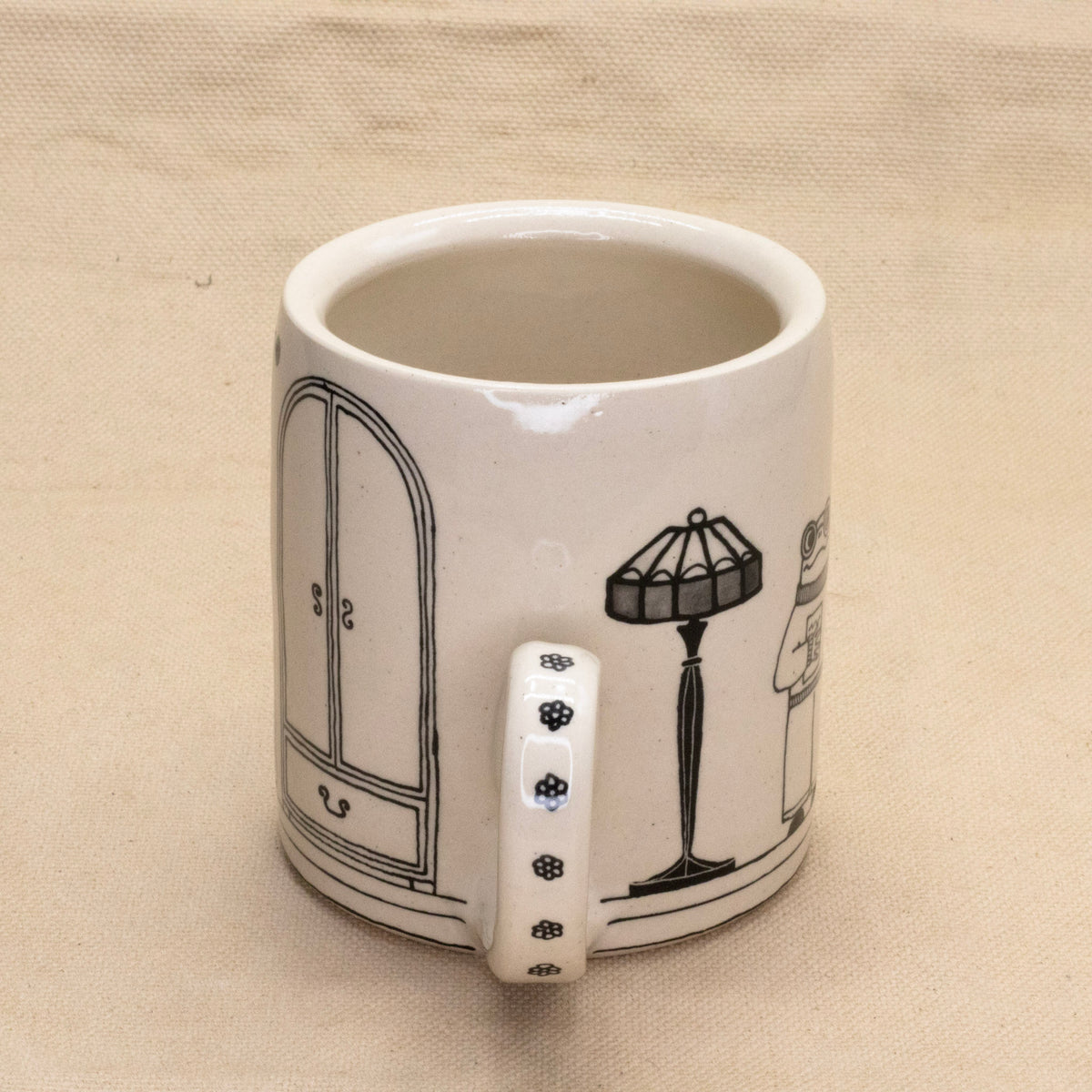 Froggy Glasses Mug by Rachel Burns Ceramics