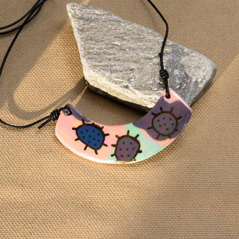 Arc Necklace #1 by Melted Porcelain