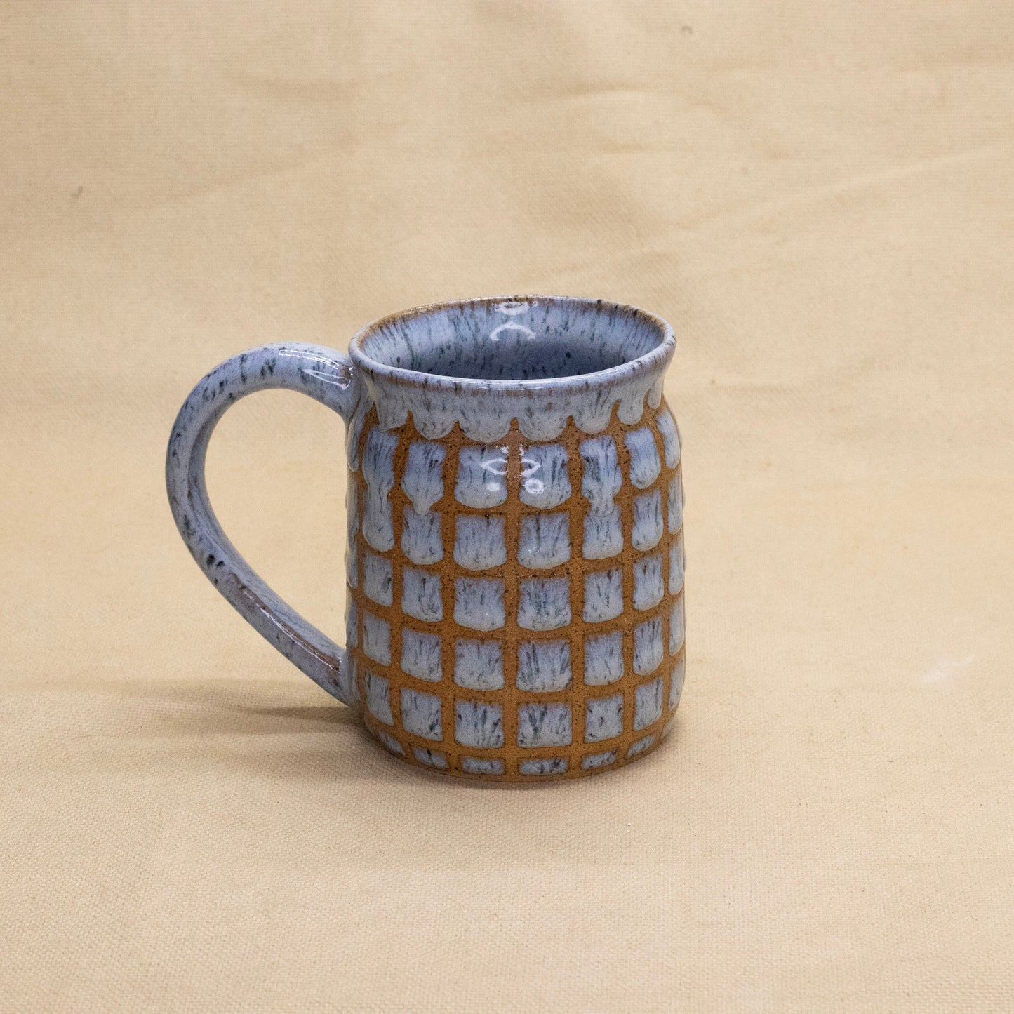 Ocean Drift Lattice Flared Mug by Wrecky Designs