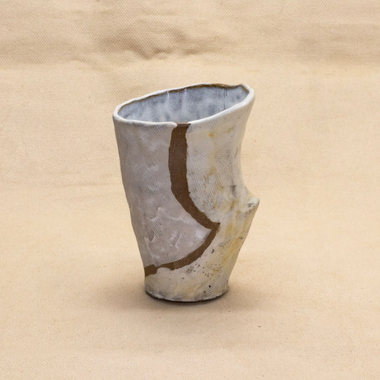 Little Tumbler with Lines #5 by Nina Berinstein