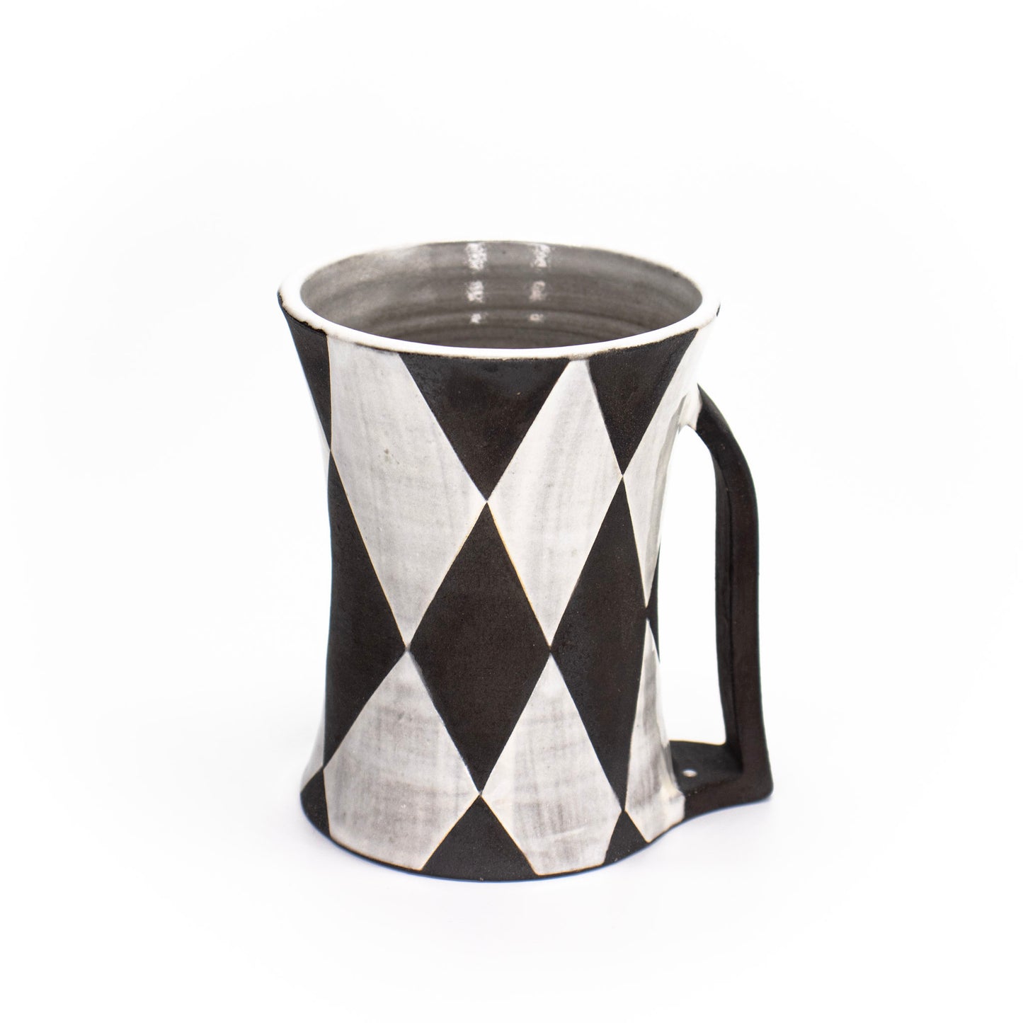Curved Black Contrast Mug by Emilie Skytta
