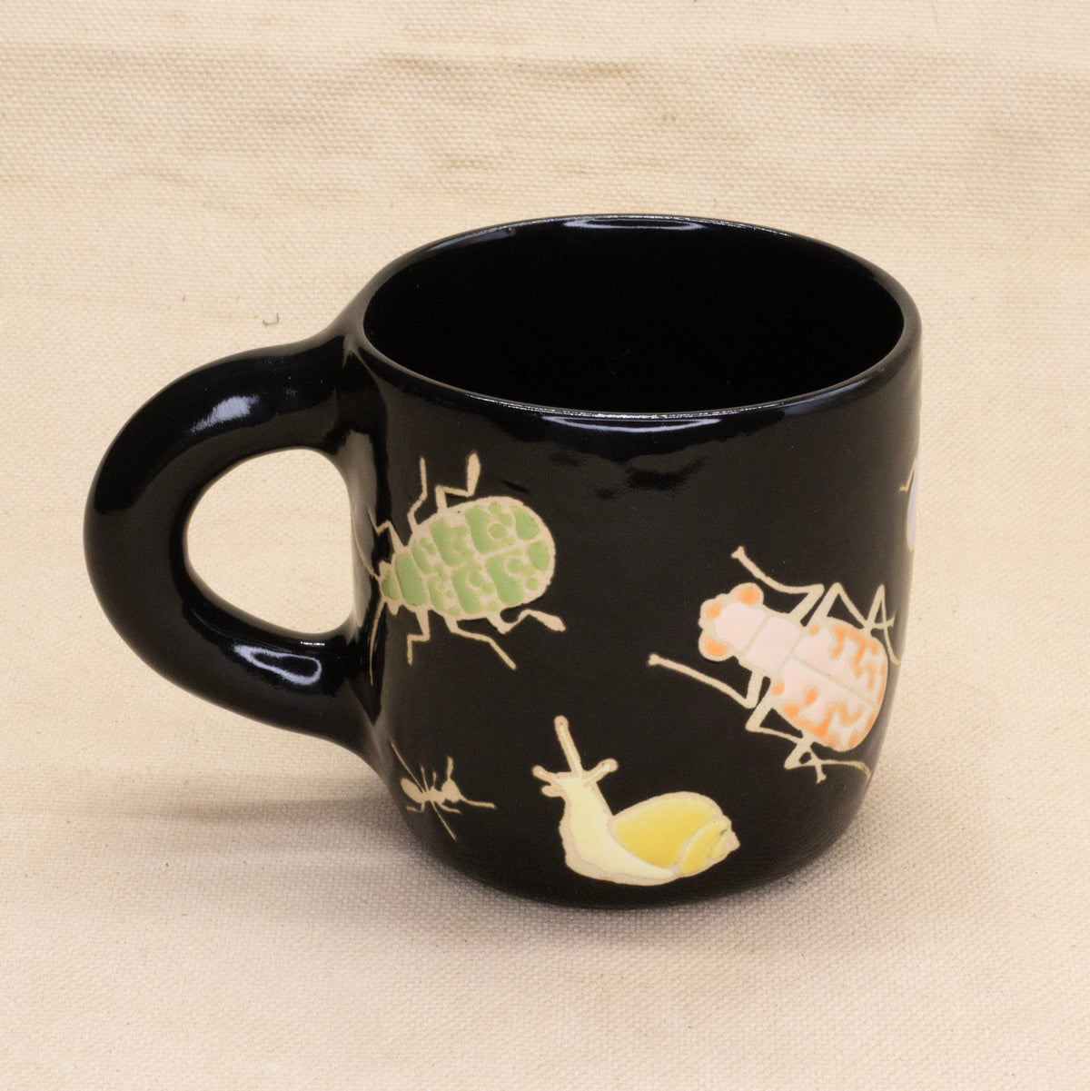 Black Bug Mug by Jess Wiseheart
