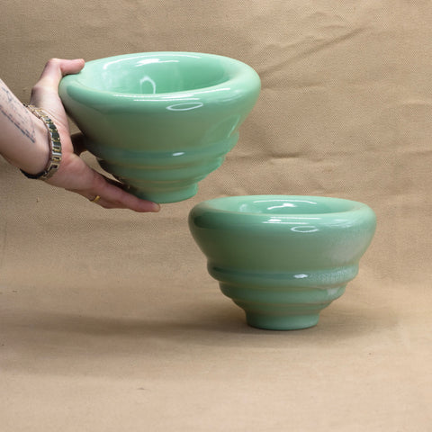 Double-Walled Bowl (Turquoise) by Sisters Slipworks