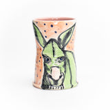 Green Burro Tumbler by Frank Jacques
