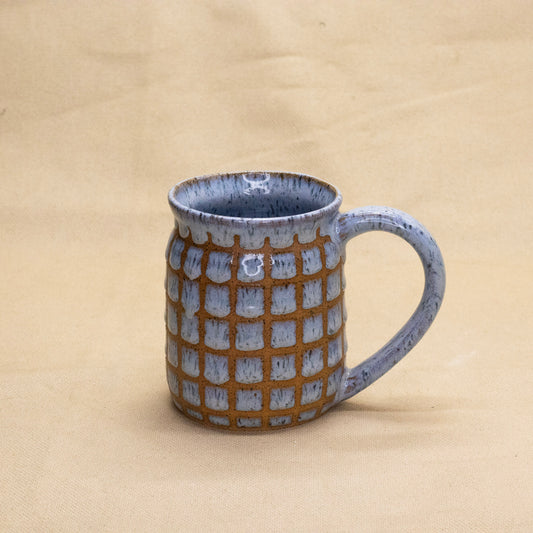Ocean Drift Lattice Flared Mug by Wrecky Designs