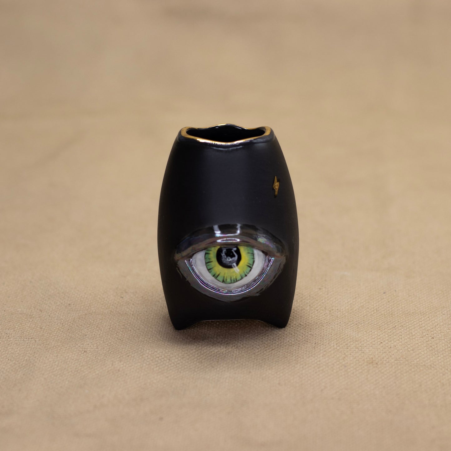 Black Small Princess Alien Banana Bee Bee Boo Boo Cup by Selina Chen