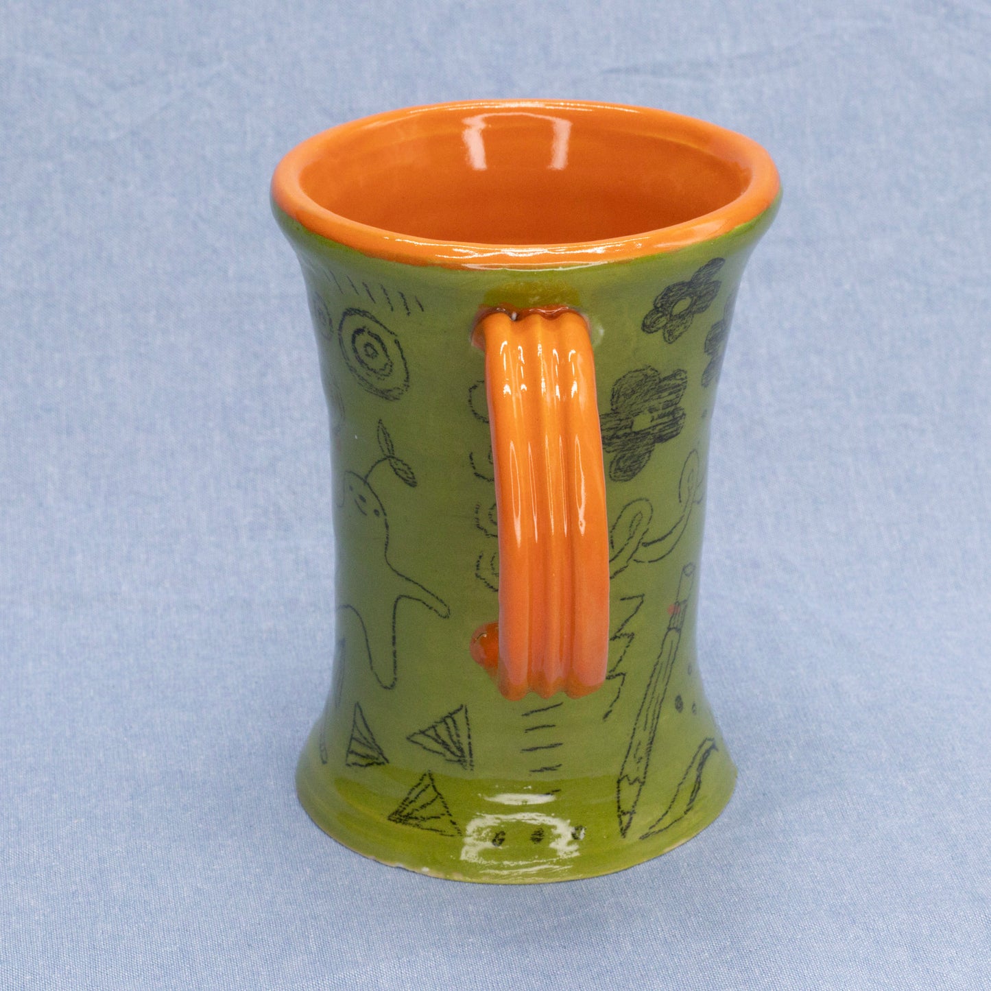 Doodle Mug #2 by Sardiniac Clay
