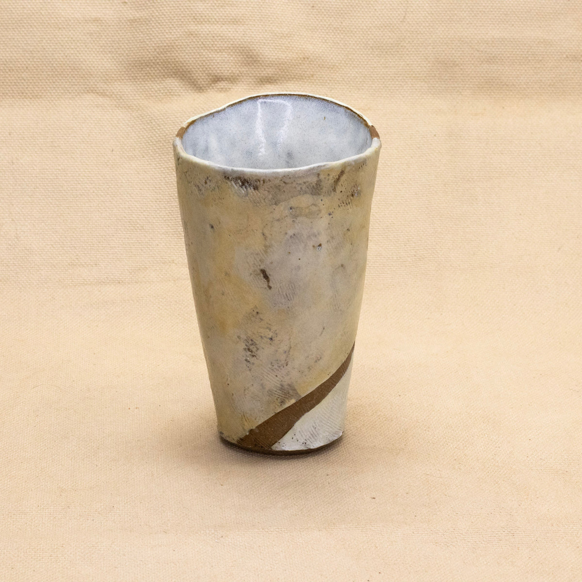 Little Tumbler with Lines #4 by Nina Berinstein