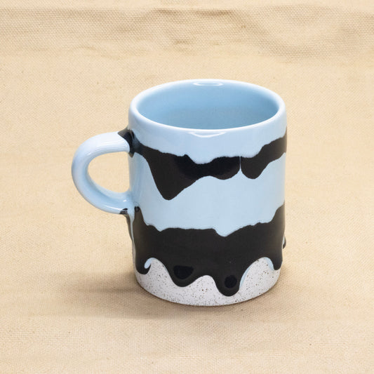 Cylinder Mug (FX Stripes) by Drippy Pots