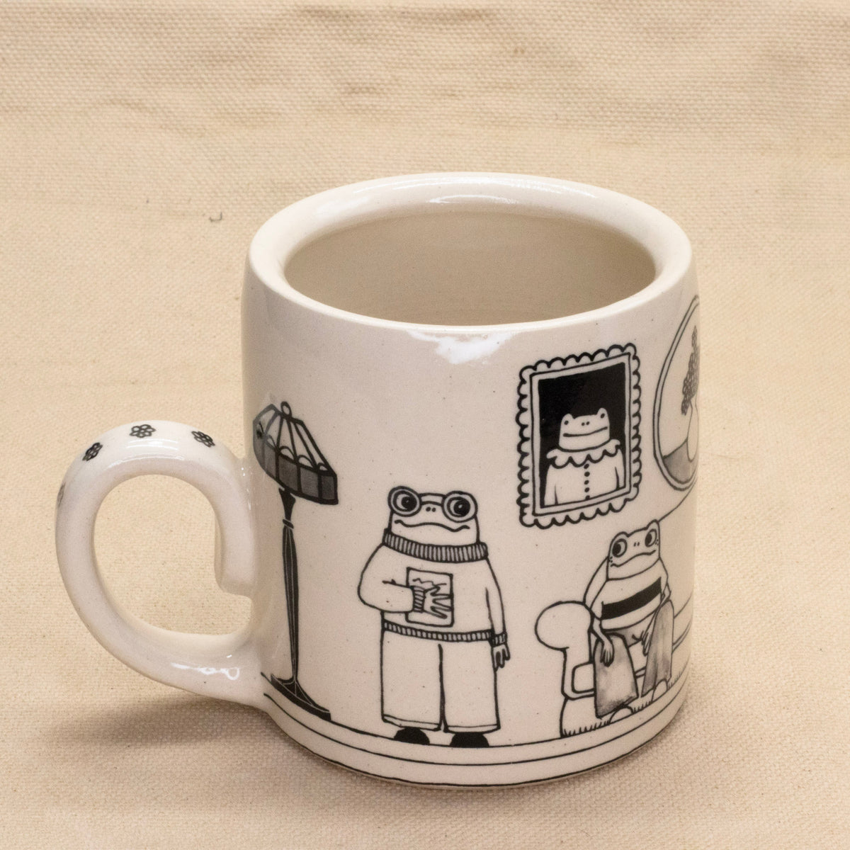 Froggy Glasses Mug by Rachel Burns Ceramics
