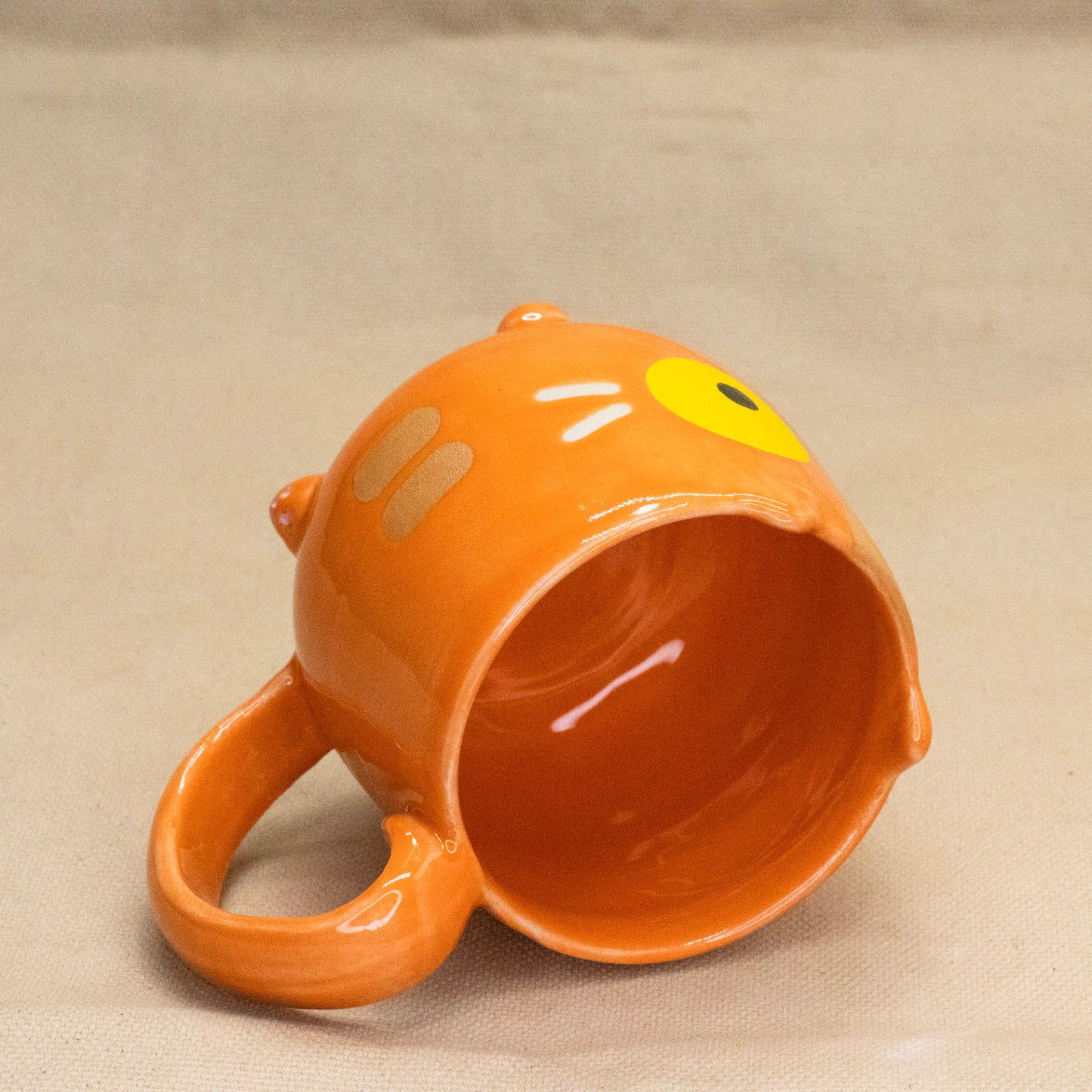Splooty Orange Tabby Mug by Hei Mao Studio