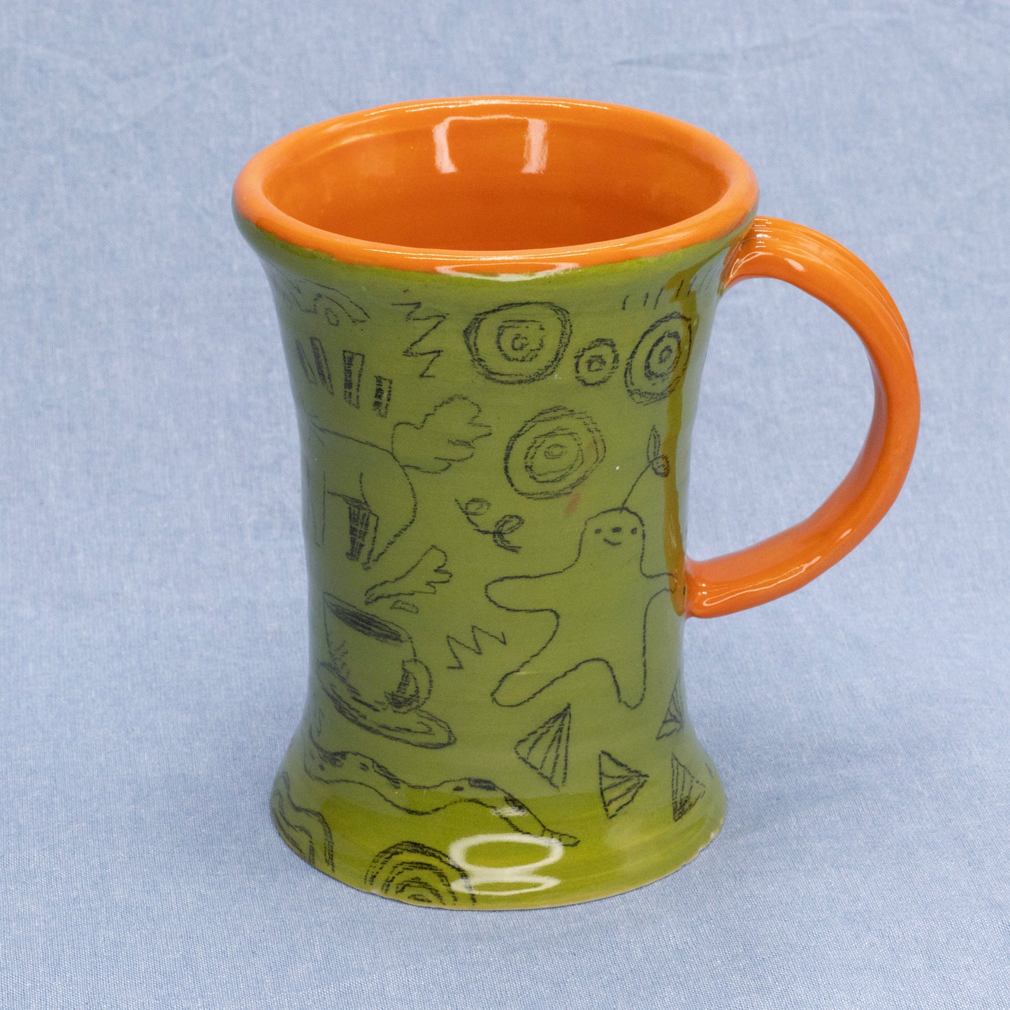 Doodle Mug #2 by Sardiniac Clay