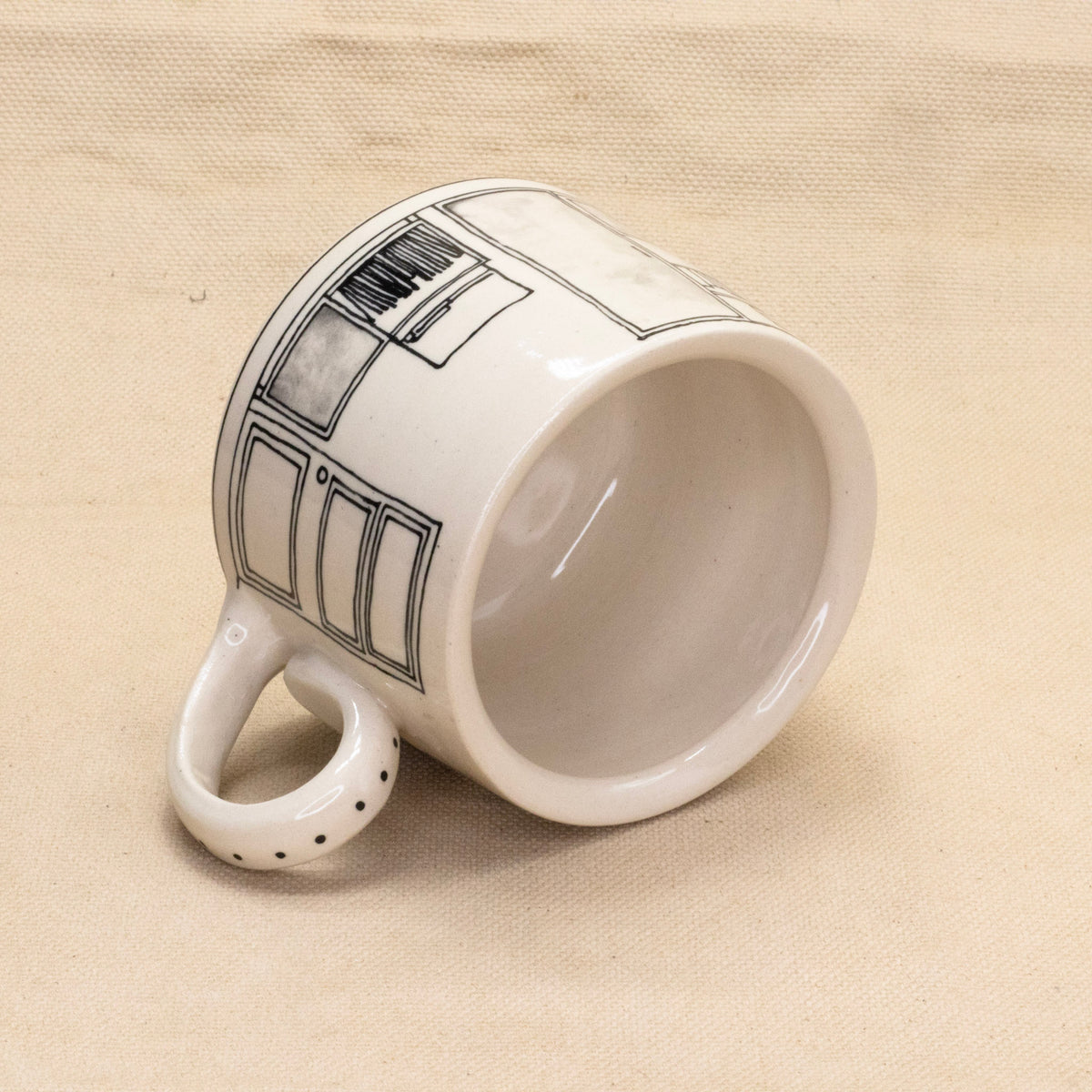 Froggy 70’s Mug by Rachel Burns Ceramics