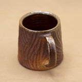 Soda-Fired Straight-Sided Kelp Mug by Jennifer Nerad