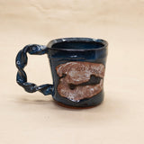 Fish Tail Twisted Handle Mug by Tommy Schaefer