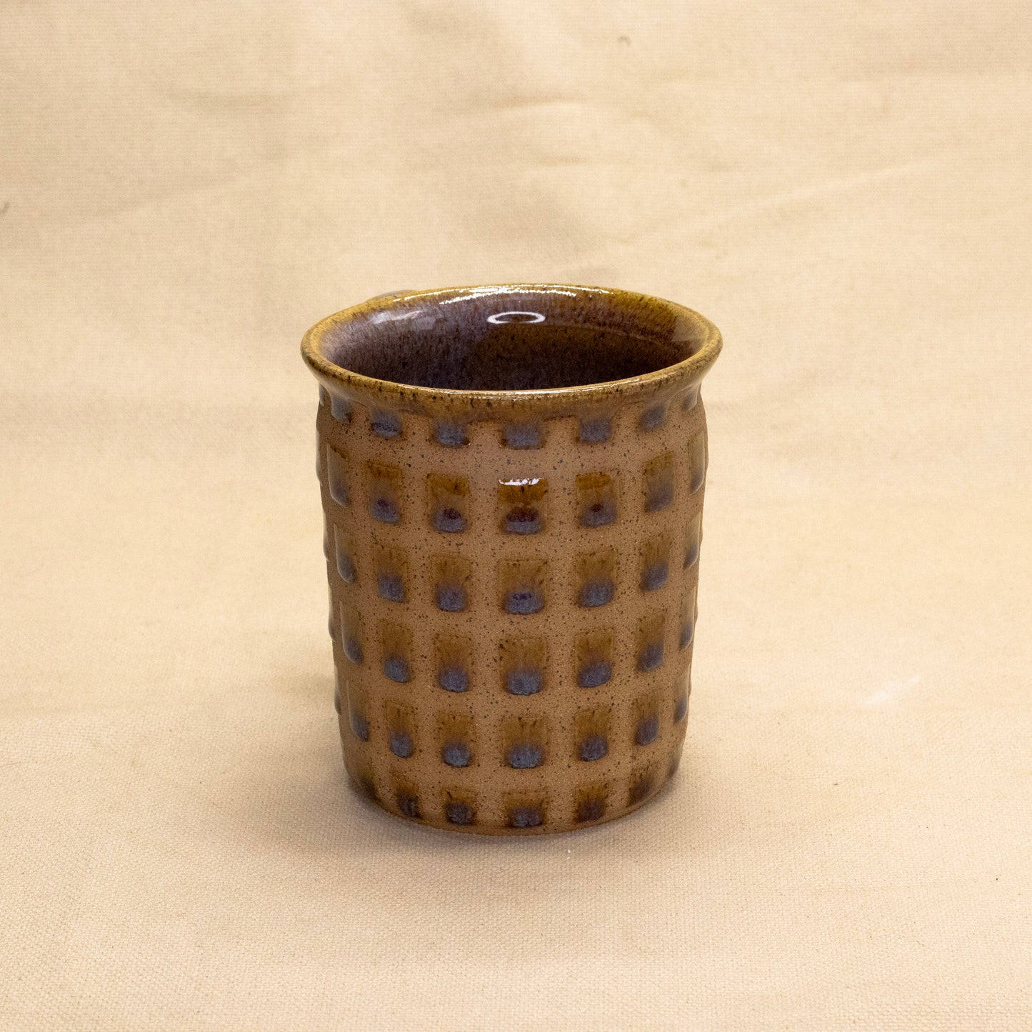 Amber Smoke Lattice Flared Mug by Wrecky Designs