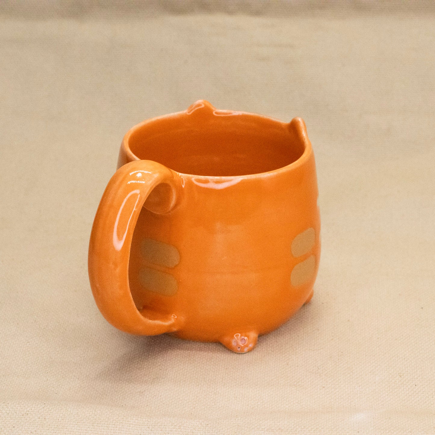 Splooty Orange Tabby Mug by Hei Mao Studio