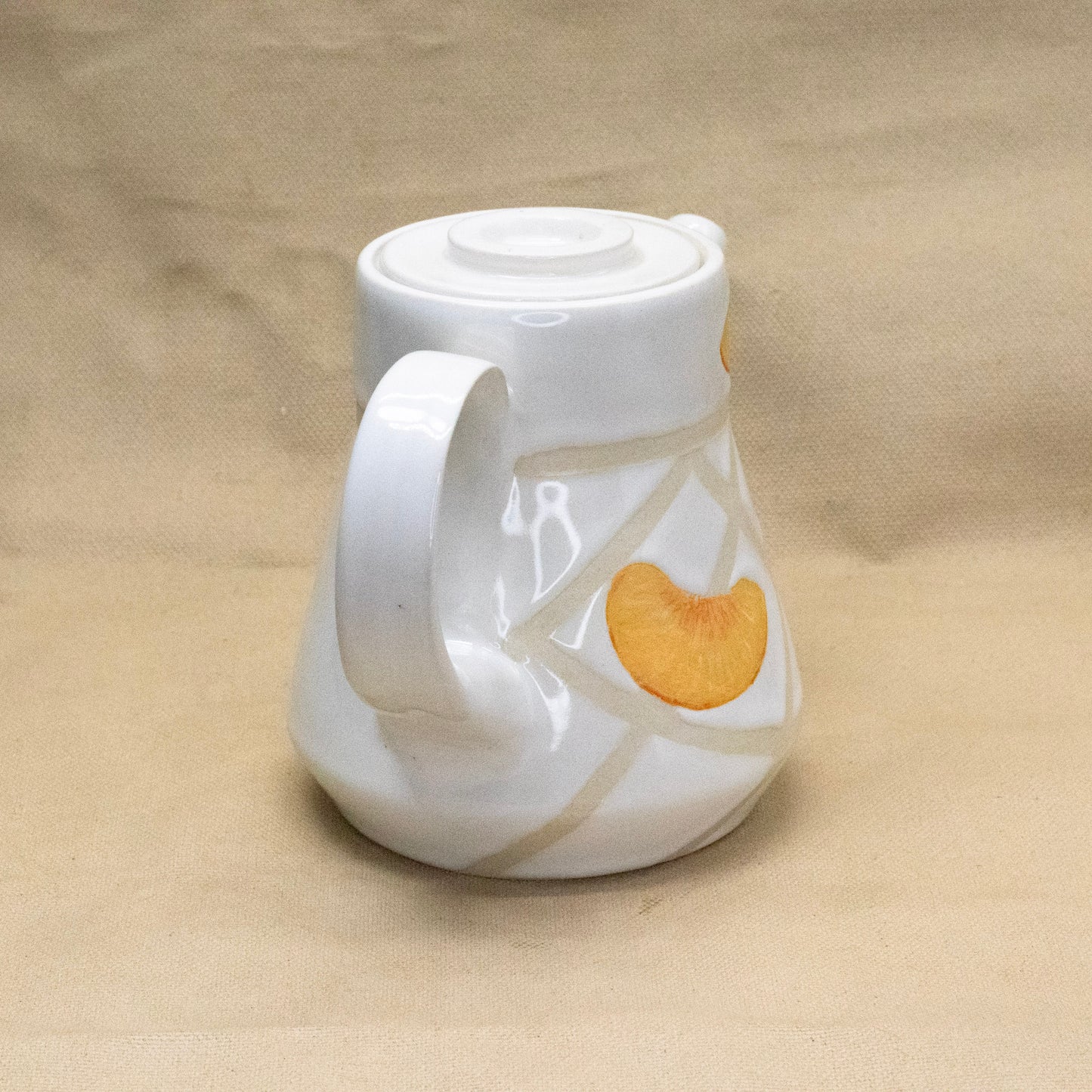 Peach Teapot by Hunny Spyke