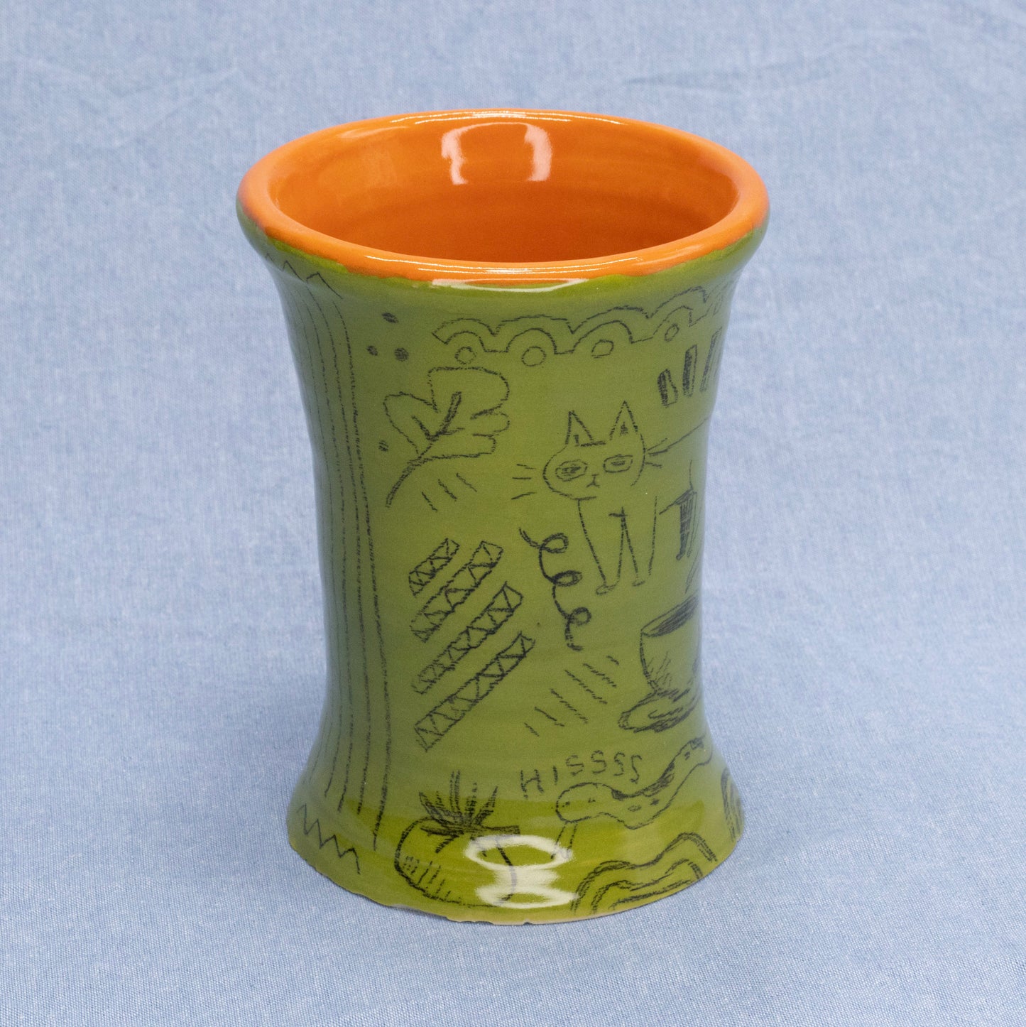 Doodle Mug #2 by Sardiniac Clay