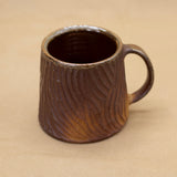 Soda-Fired Straight-Sided Kelp Mug by Jennifer Nerad