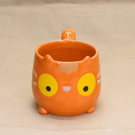 Splooty Orange Tabby Mug by Hei Mao Studio