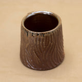 Soda-Fired Straight-Sided Kelp Mug by Jennifer Nerad