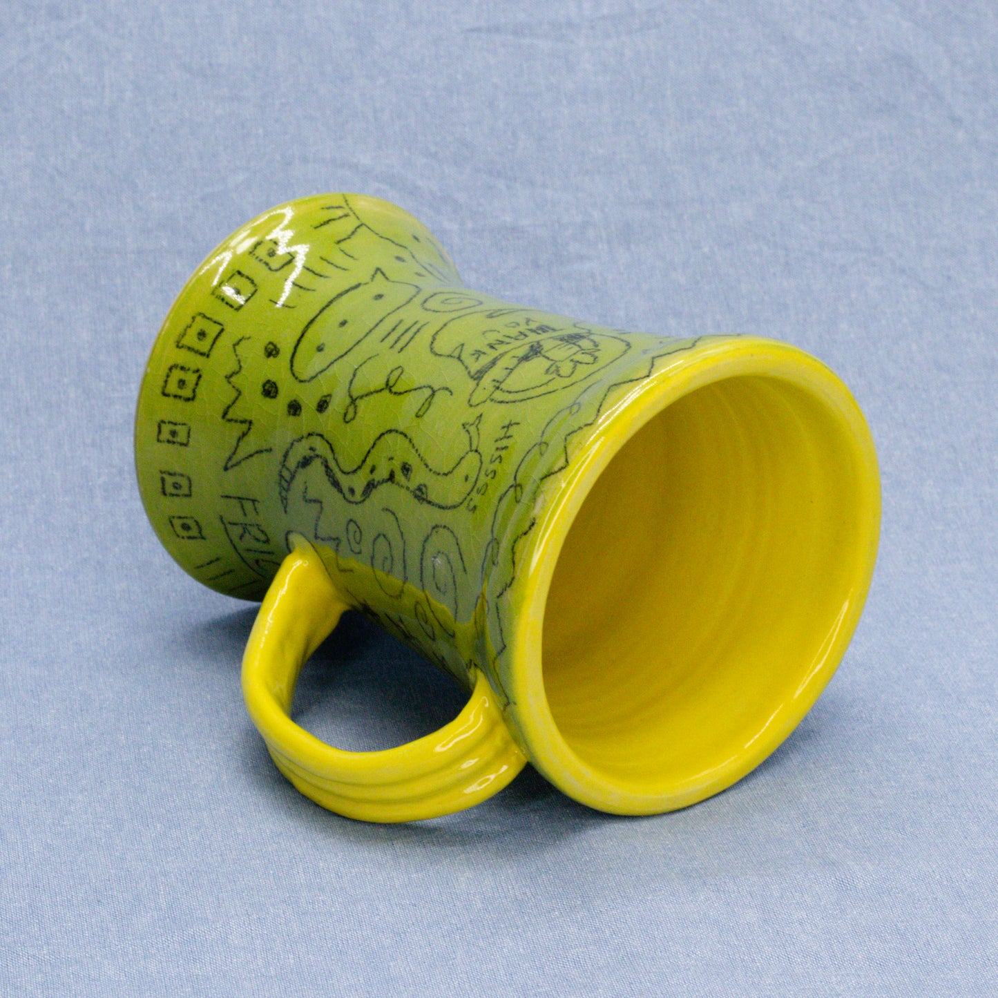 Doodle Mug #1 by Sardiniac Clay