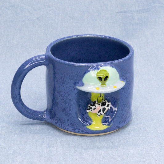 Cow Abduction Mug by Capy Clay Ceramics