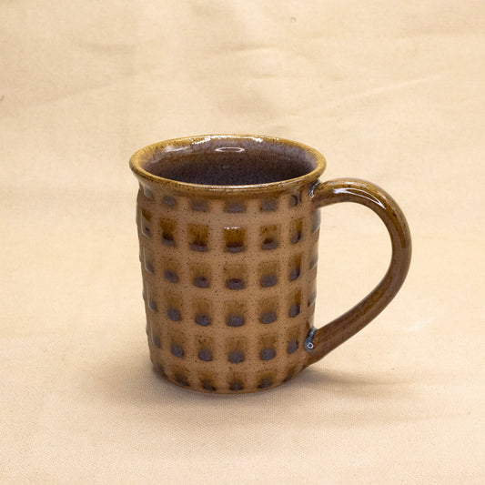 Amber Smoke Lattice Flared Mug by Wrecky Designs