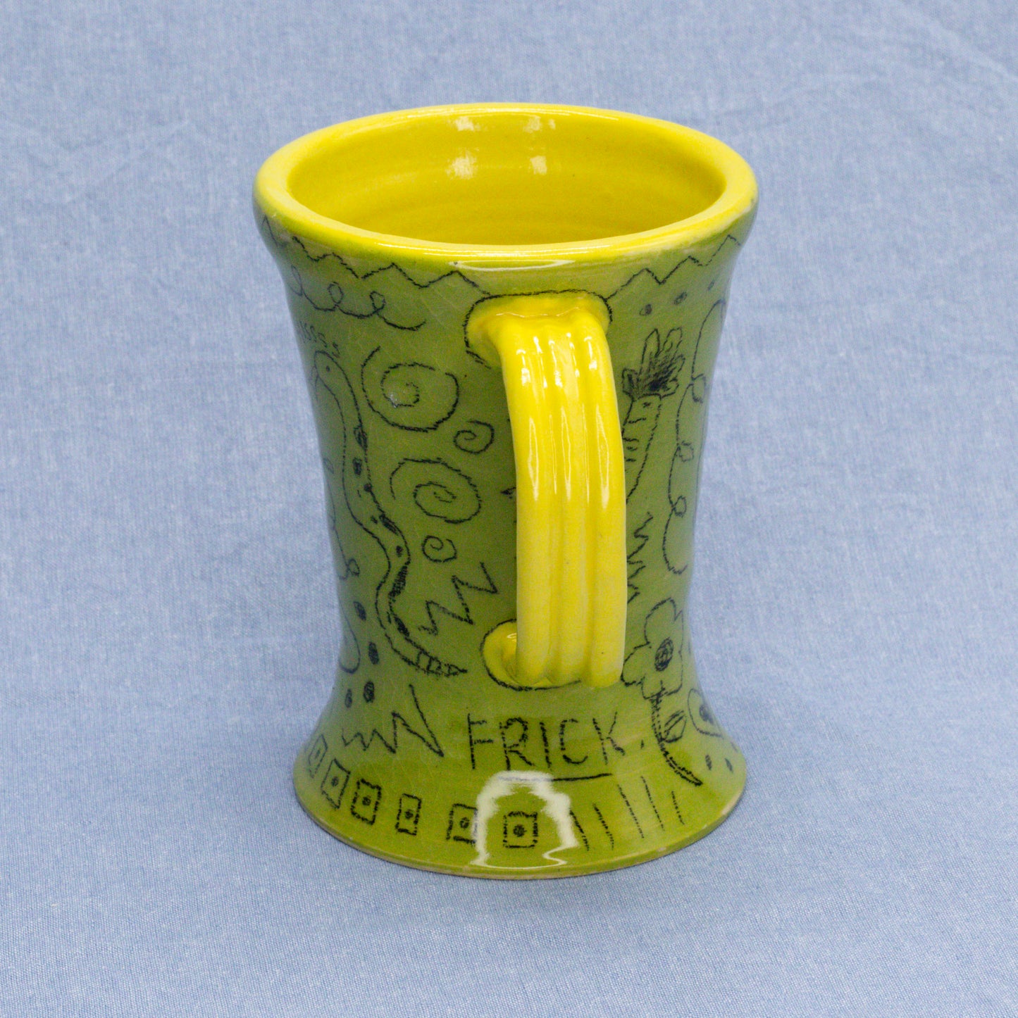 Doodle Mug #1 by Sardiniac Clay