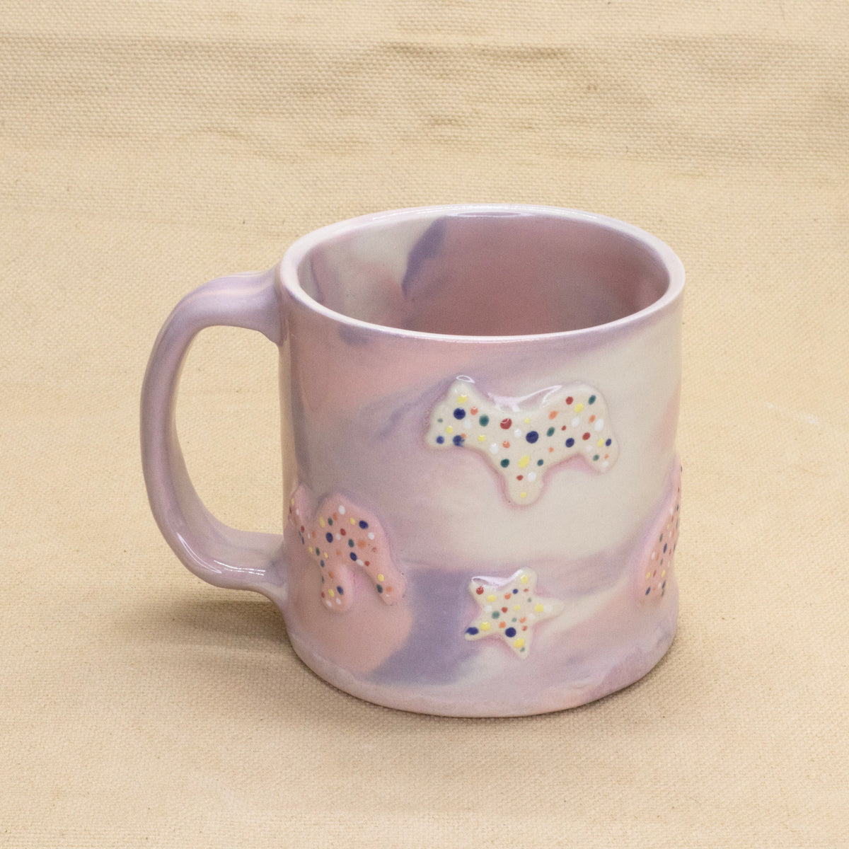Marbled Circus Animal Mug by Amber Frances