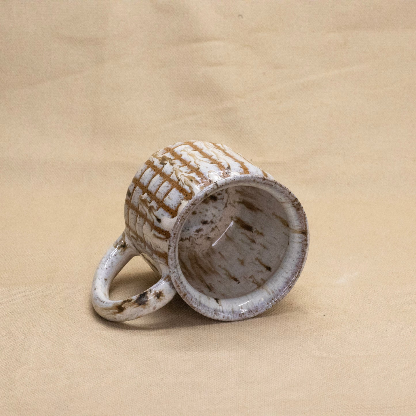 River Birch Lattice Flared Mug by Wrecky Designs