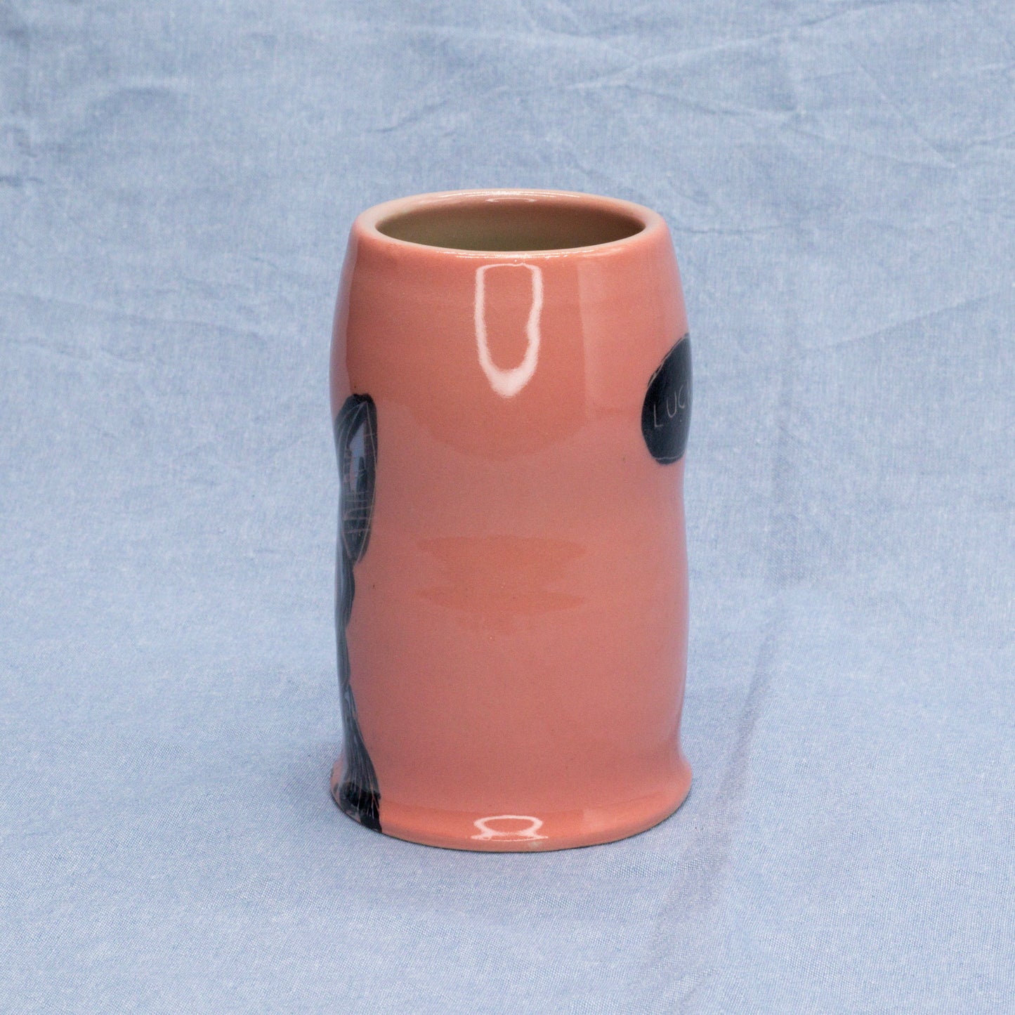 Lucky Pink Pup Cup by Frank Jacques