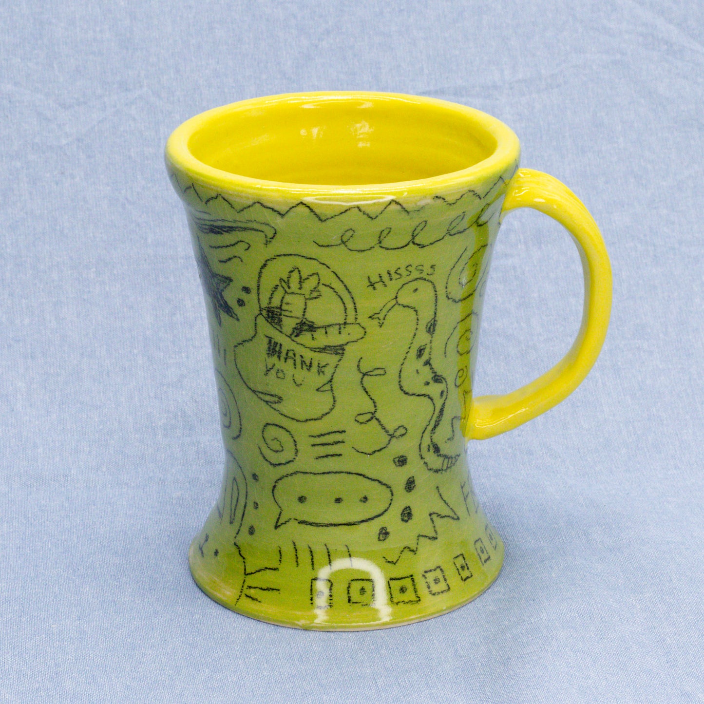Doodle Mug #1 by Sardiniac Clay