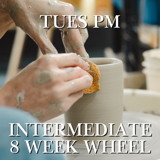 Summer Intermediate Wheel: Tuesday Evenings, 6:30pm - 9:30pm, June 2nd - July 21st