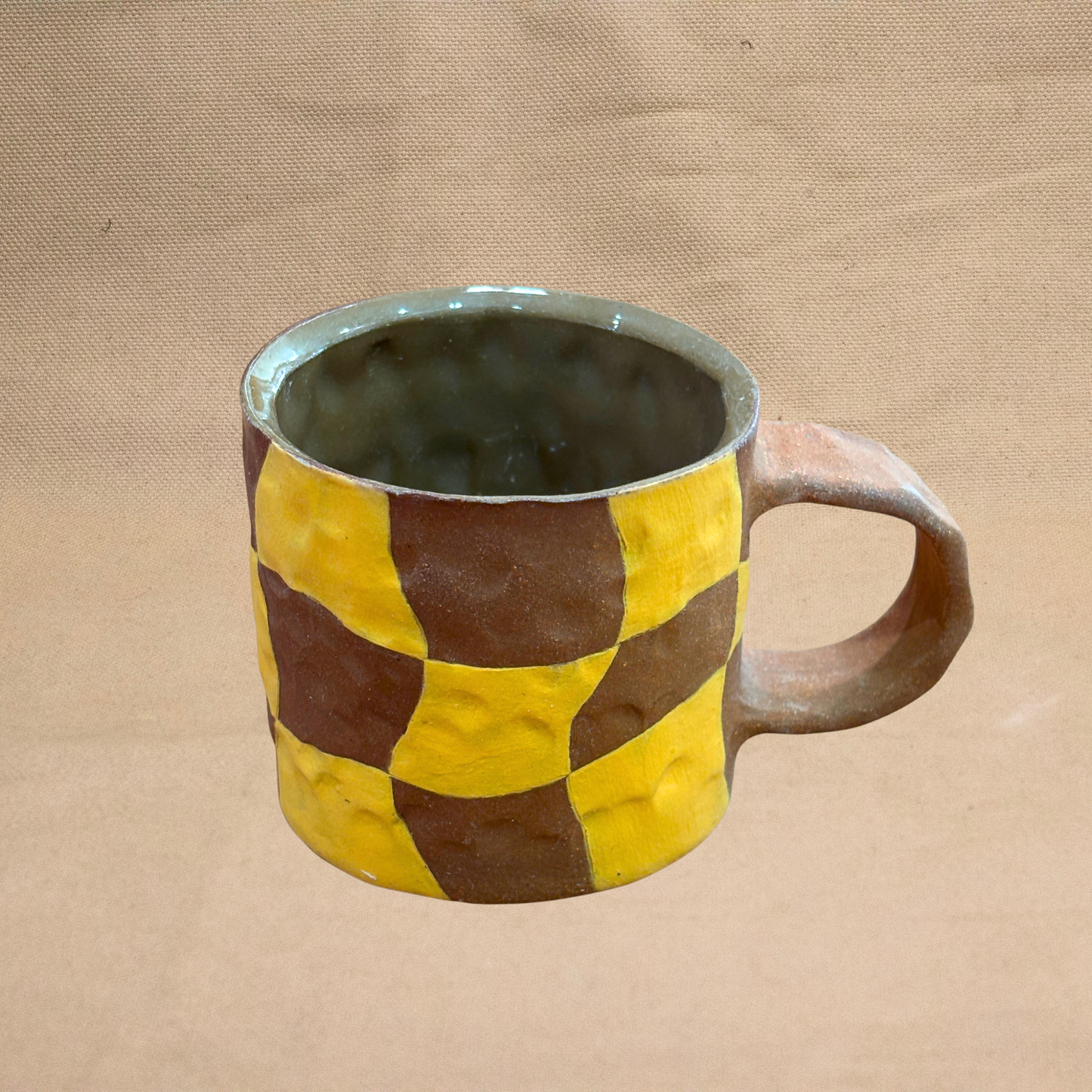 Checked Mug by Liz Leong
