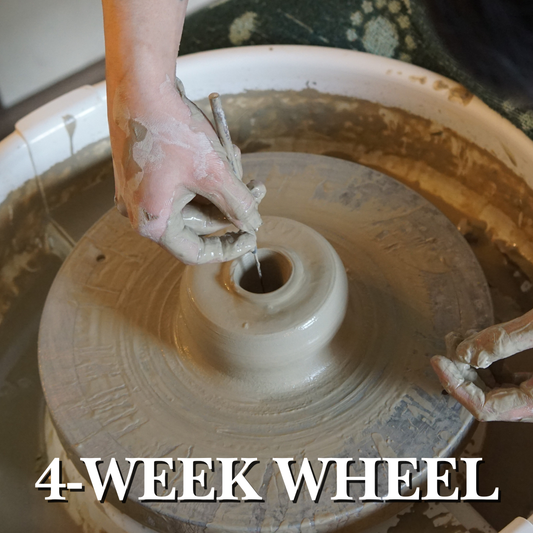 Beginner Wheel: Summer 4 Week Class: Thursday Mornings, 9:30am - 12:30pm, July 2nd - July 23rd