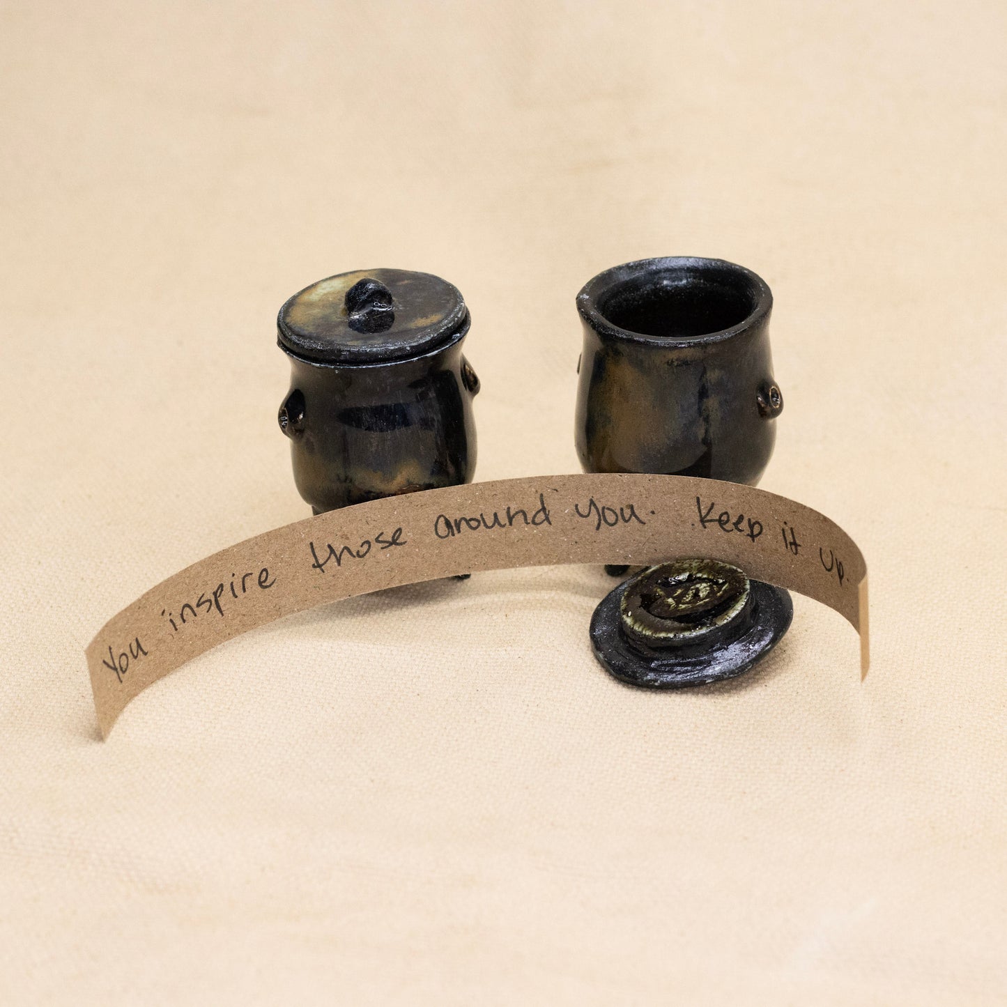 Mini Wish Cauldron by Queen Bee Ceramics