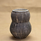 Black Stripy Vase