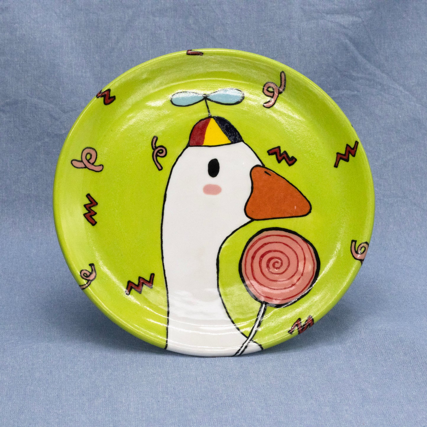 Dumb Dumb Baby Dessert Plate by The Introverted Potter