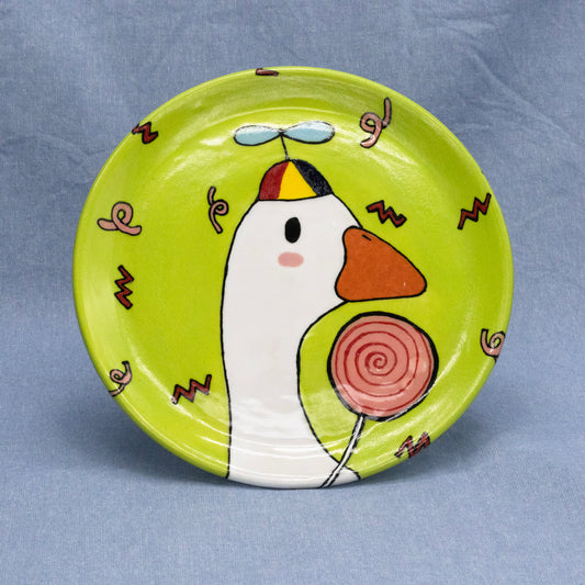 Dumb Dumb Baby Dessert Plate by The Introverted Potter