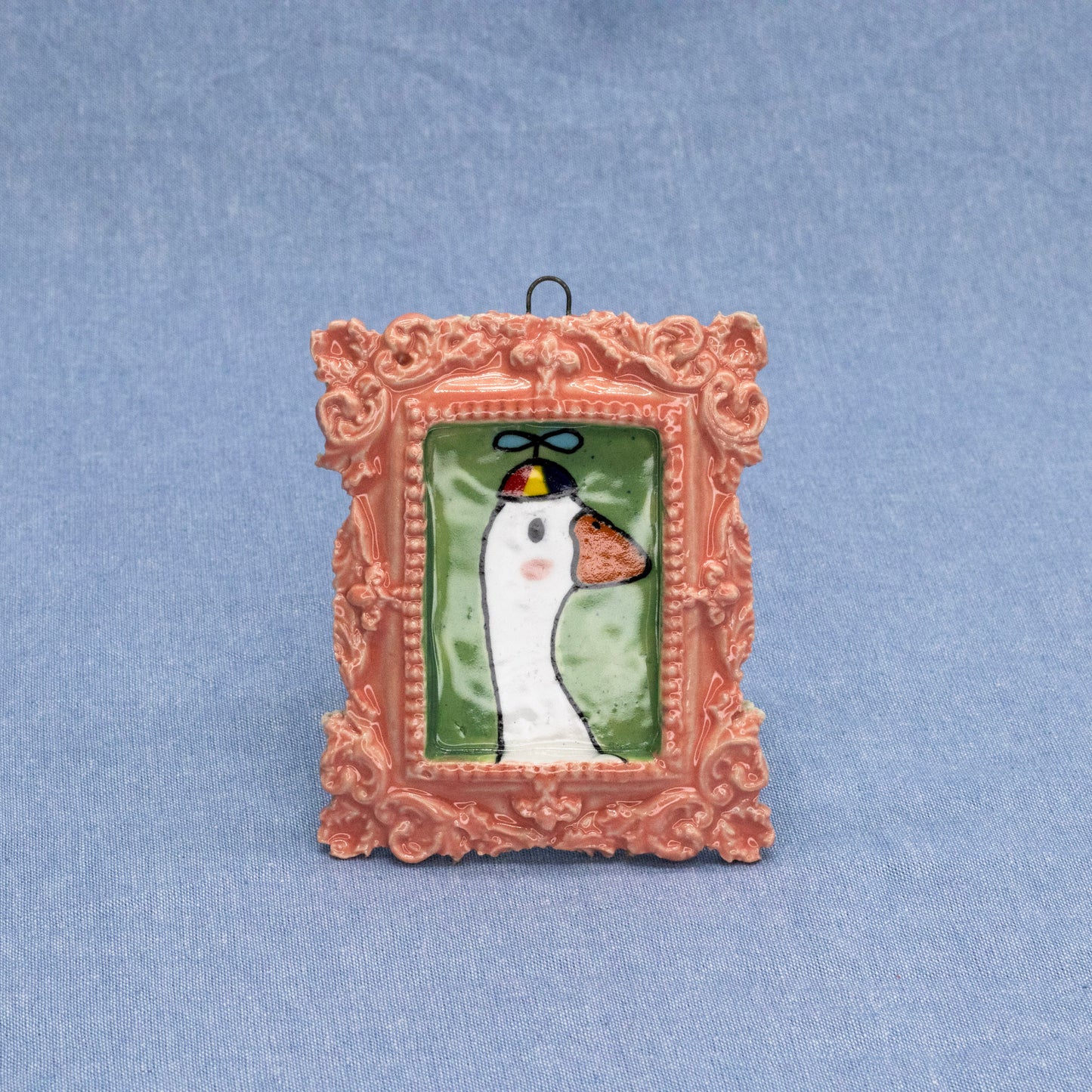 Framed Dumb Dumb Baby (Pink) by The Introverted Potter