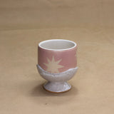 Small Pink Pedestal Mug by Lauren Semet